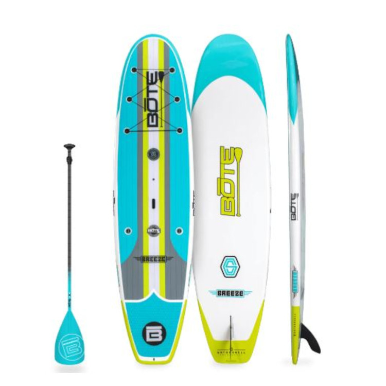 Bote Breeze Gatorshell Light 10'6" SUP Stand Up Paddleboard with Paddle - Image 7
